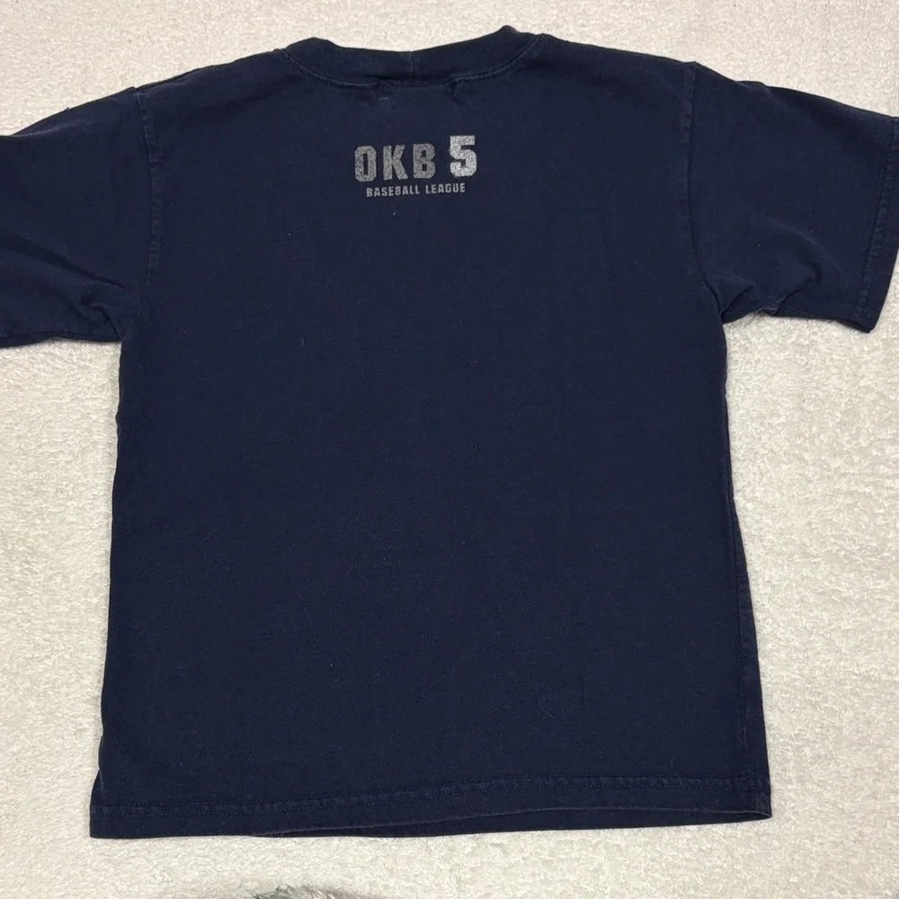 OshKosh B'gosh 90’s Navy Baseball vintage cotton Graphic Tee size 6